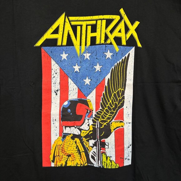 Anthrax I'm the Law Among the Living Thrash Metal T-Shirt XL - Picture 2 of 4
